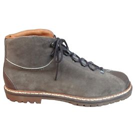 Autre Marque S. Giorgio Wildleder Boots, Braun, Größe 45 Braun