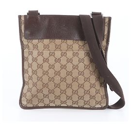 Sac à épaule Gucci GG Canvas Marron