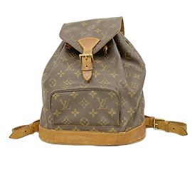 Mochila Louis Vuitton Monogram Montsouris MM Marrom