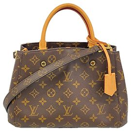 Bolsa Louis Vuitton Monogram Montaigne BB Marrom