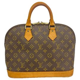 Louis Vuitton Alma Monogram Handtasche Braun