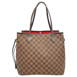 Bolso Tote Louis Vuitton Damier Neverfull MM Damier ebene