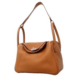 Hermès Bolsa Hermes Lindy 26 em Gold Dourado