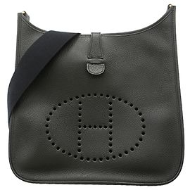 Hermès Bolsa de Ombro Hermes Evelyne 1GM Preto