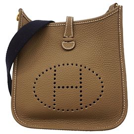 Hermès Borsa a Tracolla Hermes Evelyne TPM Taupe