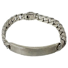 Autre Marque Pulsera con placa ID Vintage Tiffany Plata