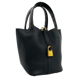 Hermès Sac à main Hermes Picotin Lock Touch PM Noir