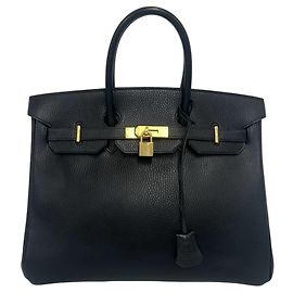 Hermès Sac à main Hermes Vintage Birkin 35 Noir