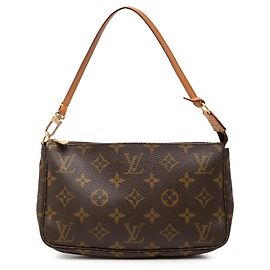 Louis Vuitton Brown Monogram Pochette Accessoires Braun