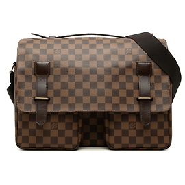 Louis Vuitton Brown Damier Ebene Broadway Castaño
