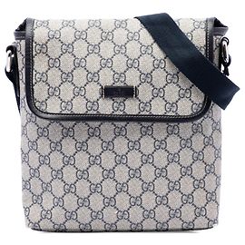Bolsa Tiracolo Gucci Beige GG Supreme Bege