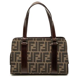 Fendi Handtasche aus braunem Zucca-Canvas Braun