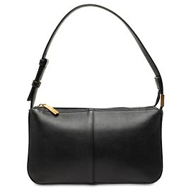 Burberry Black Leather Shoulder Bag Black