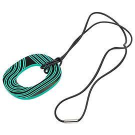 Collar colgante Isthme Pop PM en laca verde Hermès Verde