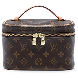 Louis Vuitton Brown Monogram Nice Mini Vanity Case Braun