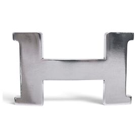 Hermès HERMES CONSTANCE XL 42MM BRUSHED STEEL BELT BUCKLE Silvery