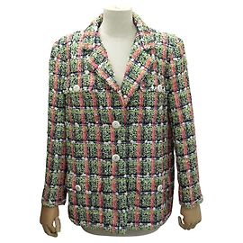 NUOVA GIACCA CHANEL P62638V CROISIERE COCO EXPRESS 2020 M 40 TWEED JACKET Multicolore