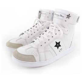 Autre Marque Baskets en cuir Christian Dior Dior Star Blanc