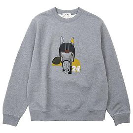 Sudadera Hermès Football Horse 24 de algodón M Castaño