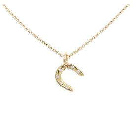 Colar Hermès Au750 Diamante Dourado