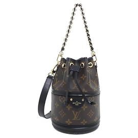 Louis Vuitton Monogram Shoulder Bag Brown