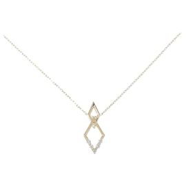 Autre Marque Colar de Diamantes Au750 Dourado