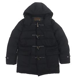 Abrigo de lana y plumón Mackintosh Negro