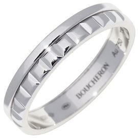 Boucheron Quatre Radiant Ring Au750 Ring Size 17 Silvery