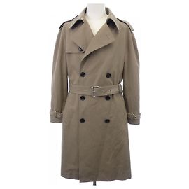 Céline Gray Cloth Coat Brown
