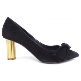 Escarpins en cuir Salvatore Ferragamo 11420 Noir