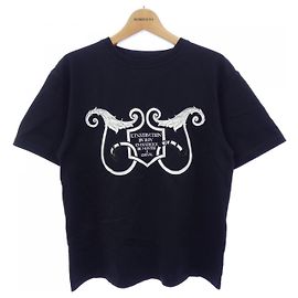 Hermès T-shirt de algodão Hermes LINSTRVCTION DV ROY Preto