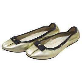 Sapatilhas Salvatore Ferragamo Vara Dourado