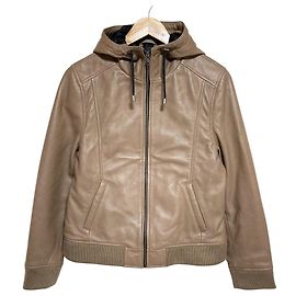 Autre Marque Liugoo tokyo Leather Hoodie Beige Other