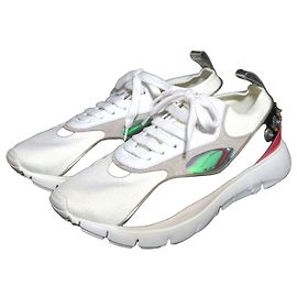Valentino Garavani Mesh Bijou Sneaker Weiß