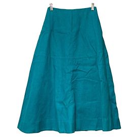 Autre Marque Mila Owen Leinen-Maxirock Blau Andere