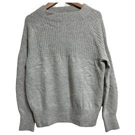 Autre Marque Pulôver de malha comprimento médio Kumikyoku Wool Fox Marrom