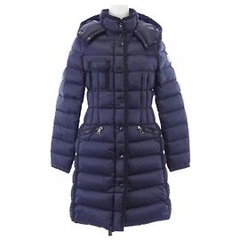 Abrigo de plumón Moncler HERMINE 53048 Azul Azul marino