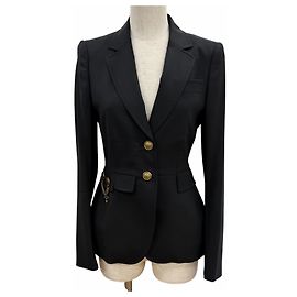 Giacca in lana Gucci nera Nero