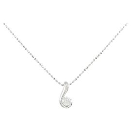 Autre Marque Collana di diamanti Pt900 Pt850 Argento