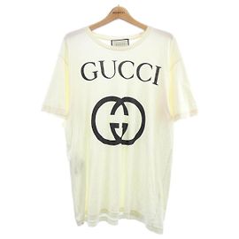 T-shirt de algodão Gucci Amarelo