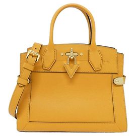 Louis Vuitton Steamer Calf Handbag Red Other