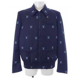 Blouson Louis Vuitton Jet Pocket Blouson Bleu Bleu Marine