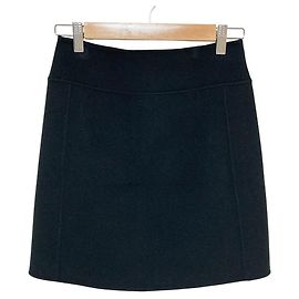 S Max Mara Wool Skirt Black