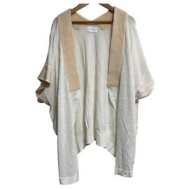 Autre Marque Cardigan Haori Harikae Blanc