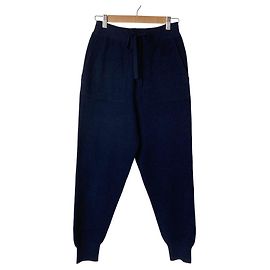 Autre Marque ELE STOLYOF WL PILE Knit Pants Blue Navy blue