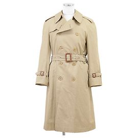 Aquascutum Aqua5 Cotton Trench Coat Beige