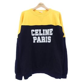 Céline CELINE Cotton Sweatshirt Black Yellow