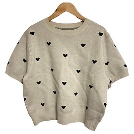 Autre Marque Haut en maille BIRTHDAY BASH HEART DOT Beige