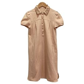 Autre Marque FOXEY NEW YORK Girly Polo Kleid Beige