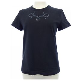 Hermès T-shirt de algodão Hermes The Mall Preto